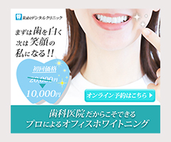 審美歯科の宣伝バナーの画像